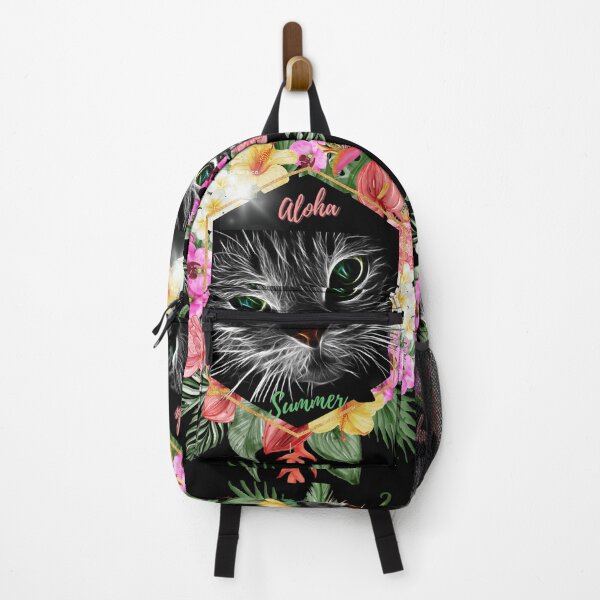 Item preview, Aloha Summer Tropical Emerald Eyes Cat  designed and sold by LanaDevon.