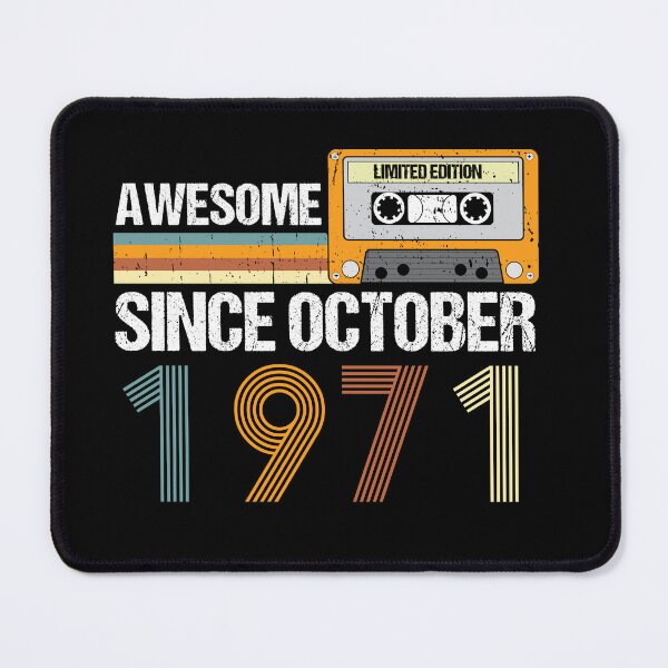 Item preview, Awesome Since October 1971 | 51th Birthday Gifts | 51 Years Old Gifts designed and sold by AMINE ★★★★★.