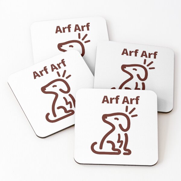 Item preview, Arf Arf dog simple design designed and sold by eNVy Co.
