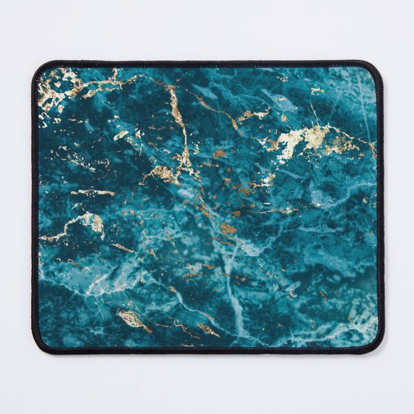 Item preview, Marble Turquoise Blue Gold Pattern designed and sold by peacefulcreator.