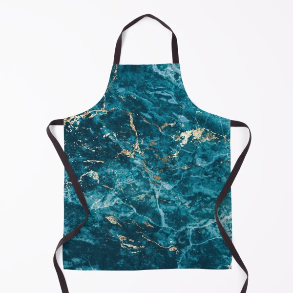 Item preview, Marble Turquoise Blue Gold Pattern designed and sold by peacefulcreator.