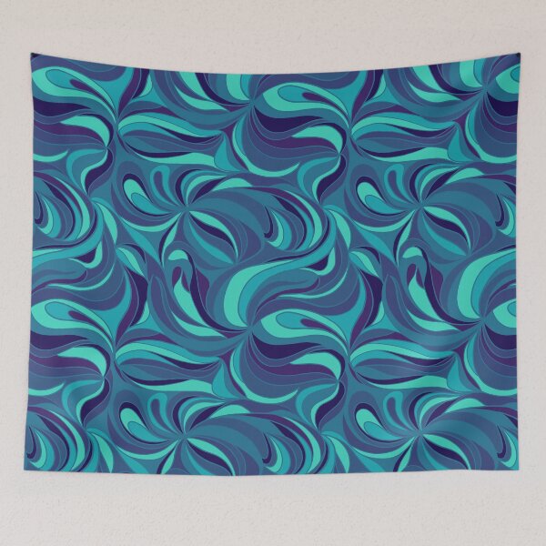 Item preview, Pretty unique swirls abstract pattern designed and sold by plumspixellove.