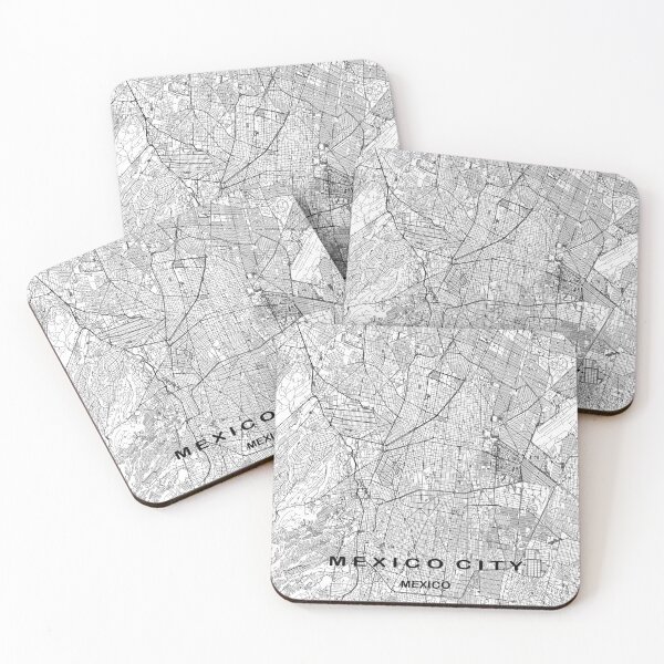 Item preview, Mexico city map, Mexico map, Mexico city map designed and sold by MondoArtShop.