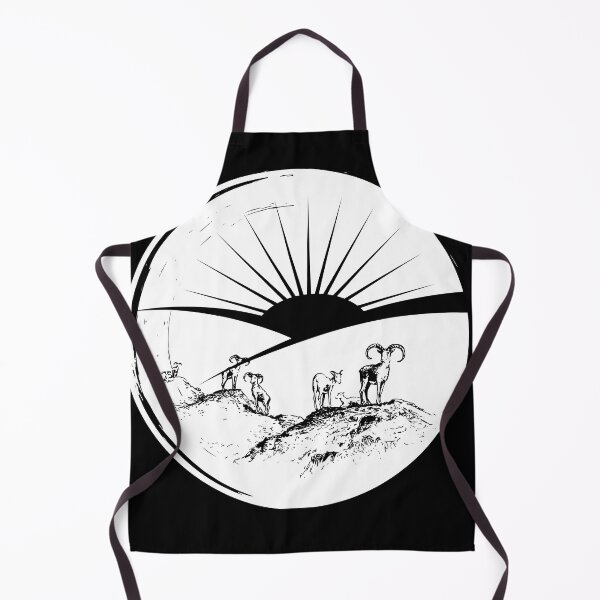 Item preview, Sunrise and goats on the mountain designed and sold by Fadwalana99.