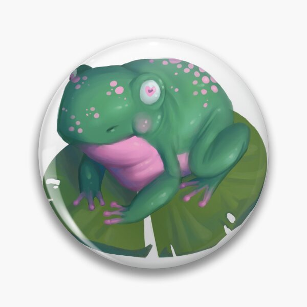 Item preview, Frog on lilly pad designed and sold by Stine Maahs.