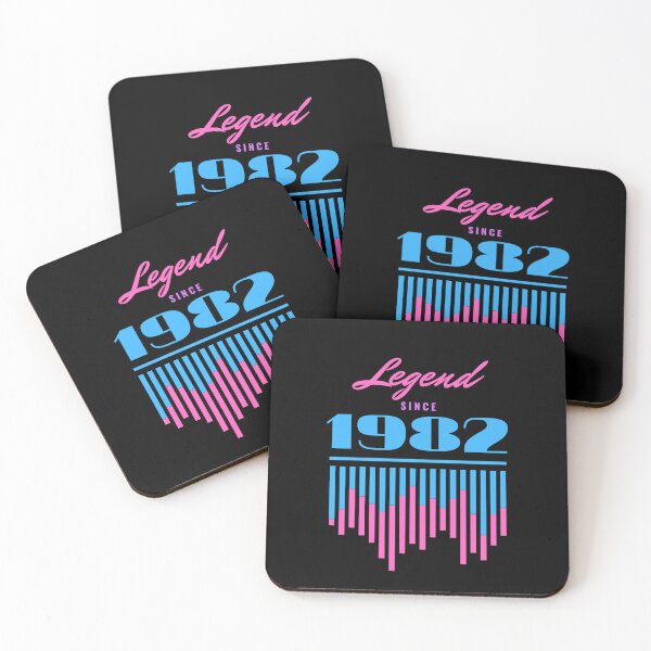 Item preview, Legend since 1982 retro style Pink and Blue designed and sold by TreetopStudios.