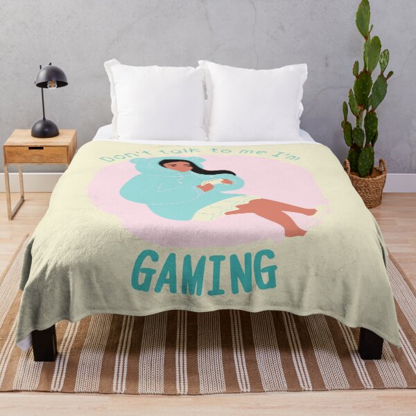 Item preview, Don't Talk to me I'm Gaming designed and sold by BlkBearyDesigns.