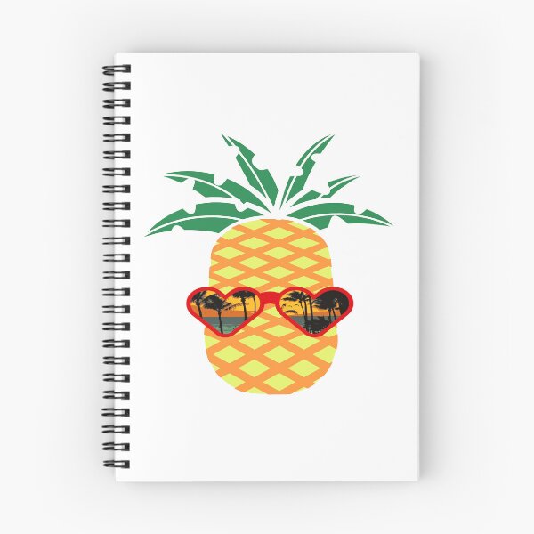 Item preview, Pineapple Wearing Sunglasses At The Beach designed and sold by molamode.