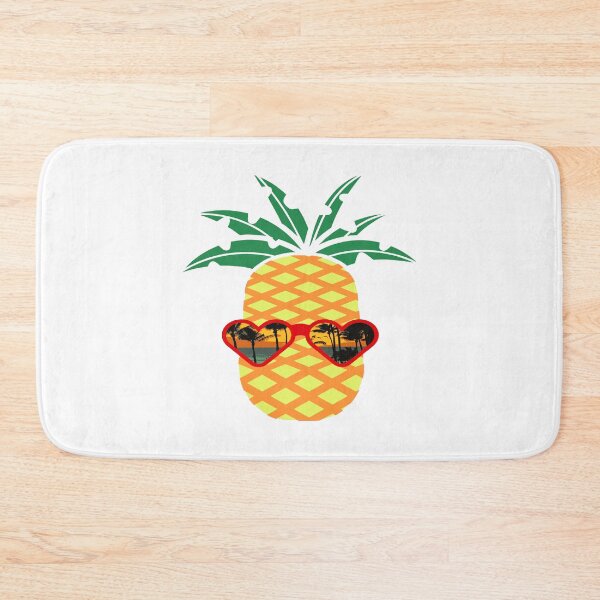 Item preview, Pineapple Wearing Sunglasses At The Beach designed and sold by molamode.