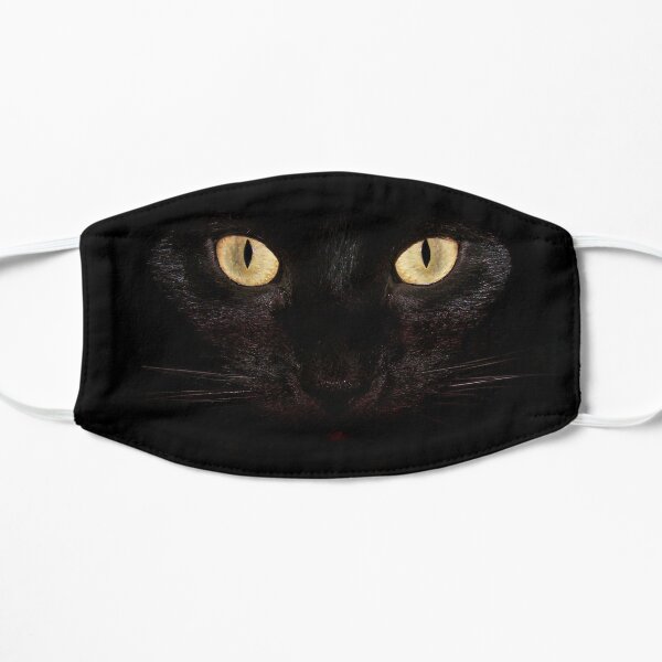 black cat face mask covid