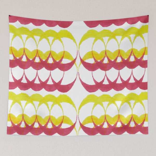 Item preview, Yellow and Pink geometric template Big designed and sold by ideiarte.