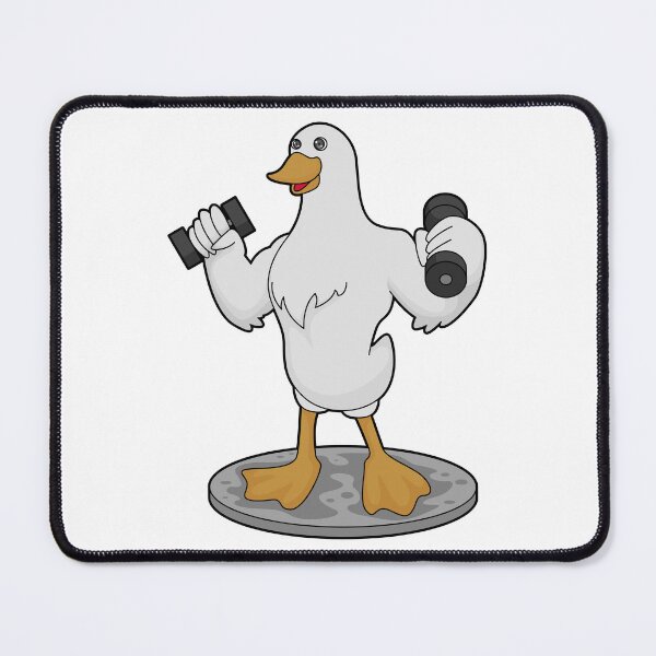 Item preview, Duck Bodybuilder Dumbbells Bodybuilding designed and sold by Snabdesign84.