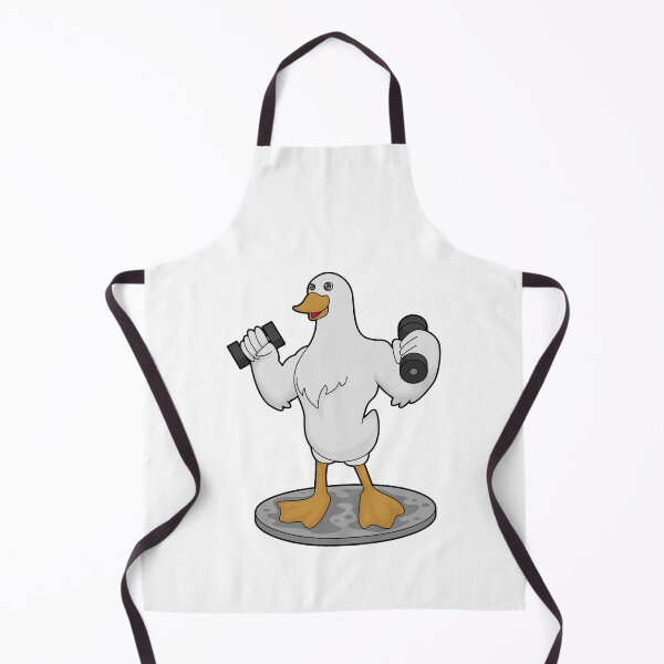 Item preview, Duck as Bodybuilder with Dumbbells designed and sold by Snabdesign84.