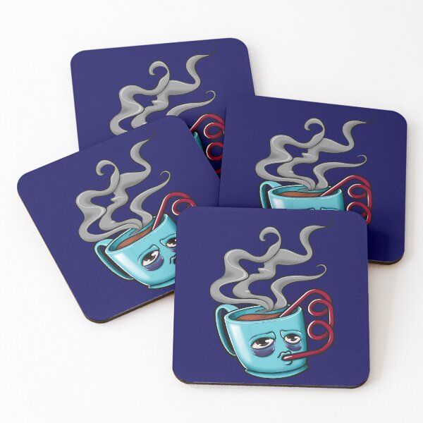 Item preview, Exhausted Coffee designed and sold by ThatsKeanke.