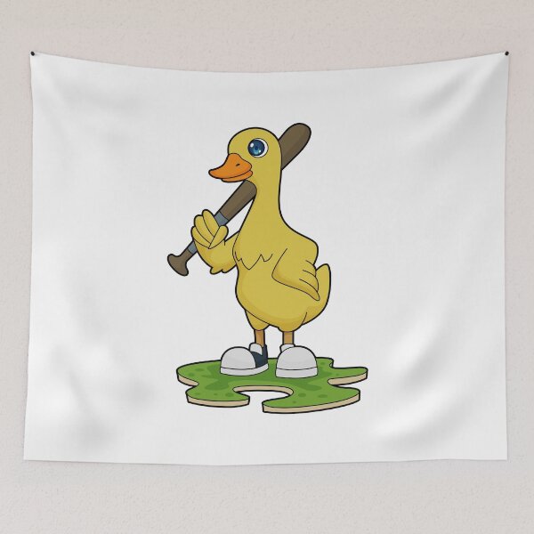 Item preview, Duck at Baseball with Baseball bat designed and sold by Snabdesign84.