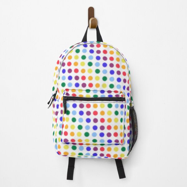 Item preview, Funky Fuzzy Rainbow Polka Dot Stripes Pattern designed and sold by OhMyStarling.