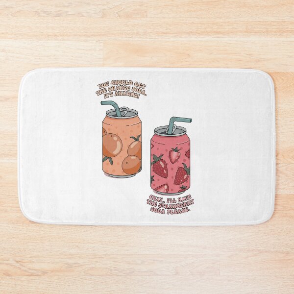 Item preview, "You should get the orange soda. It's amazing!" "Okay. I'll Have the Strawberry Soda." Viral Sound with Text designed and sold by Dazzline Designs.