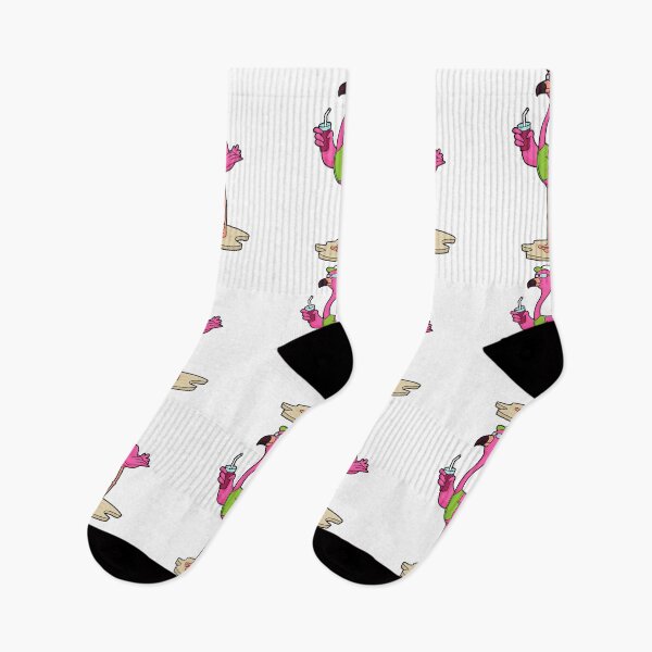 Aperçu de l'œuvre Flamingo with Sunglasses & Cap créée et vendue par Snabdesign84.