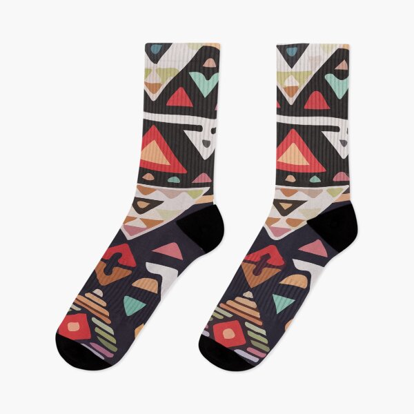 Item preview, Geometric native Aztec pattern tribal style native tribal background bold colors mexican design designed and sold by T-Mex.
