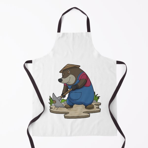 Item preview, Mole as Farmer with Hoe designed and sold by Snabdesign84.