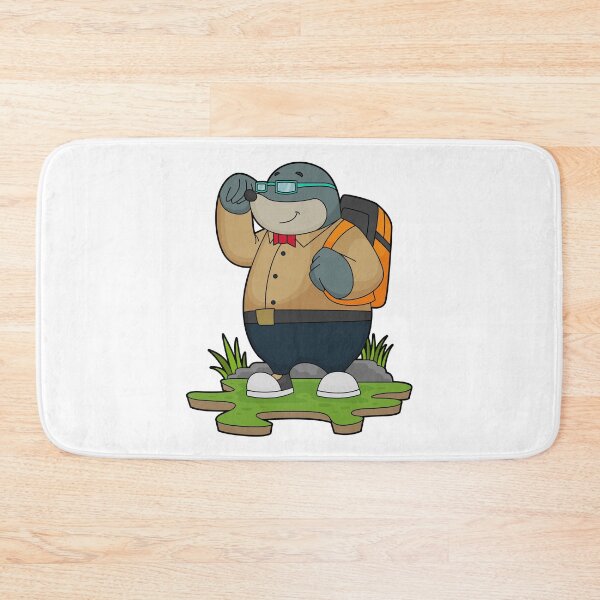 Item preview, Mole as Hiker with Backpack designed and sold by Snabdesign84.
