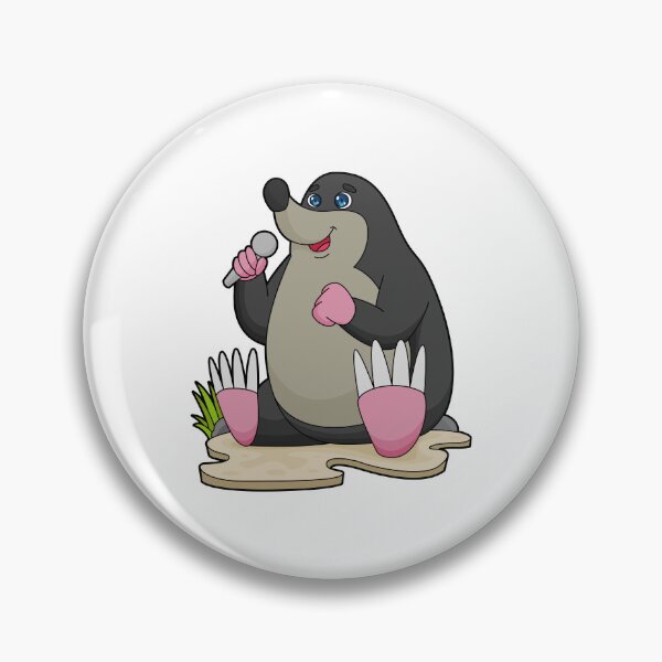 Item preview, Mole as Singer with Microphone designed and sold by Snabdesign84.