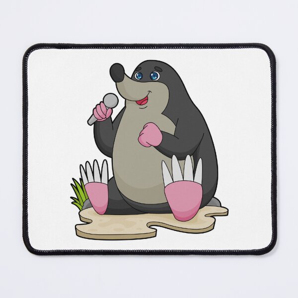 Item preview, Mole as Singer with Microphone designed and sold by Snabdesign84.