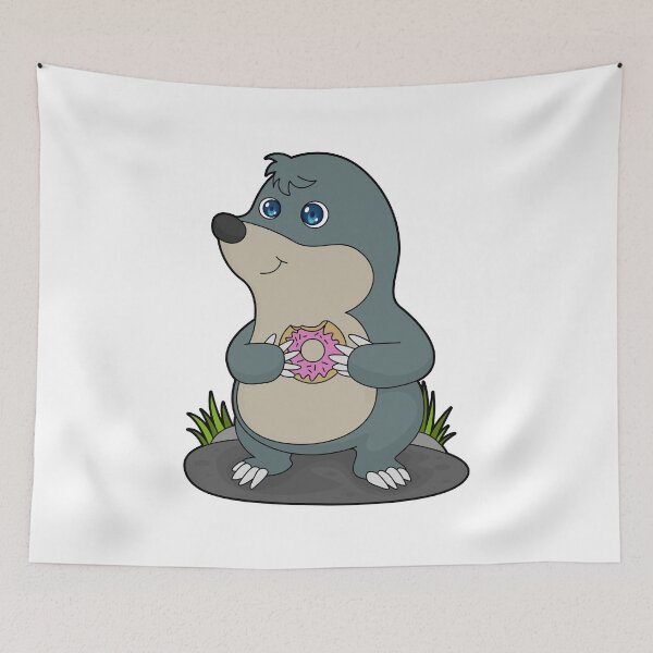 Item preview, Mole with Donut designed and sold by Snabdesign84.