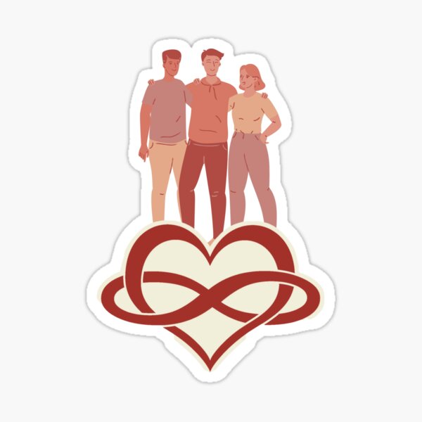 Non monogamous love I Sticker