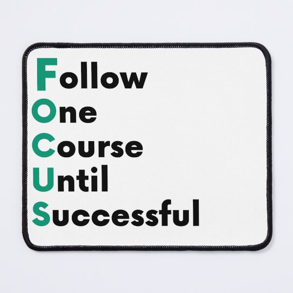 Item preview, Follow one course untill successful designed and sold by RaquelDeneth.