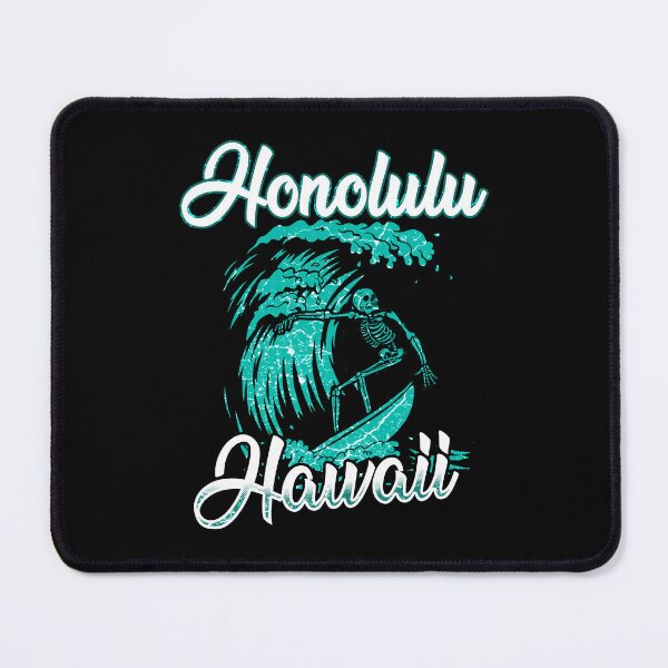 Item preview, Honolulu Hawaii skeleton surfer designed and sold by Mila1946.