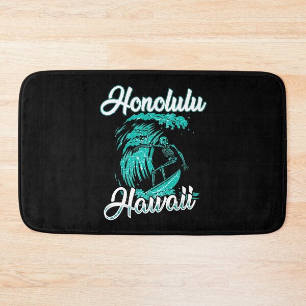 Item preview, Honolulu Hawaii skeleton surfer designed and sold by Mila1946.
