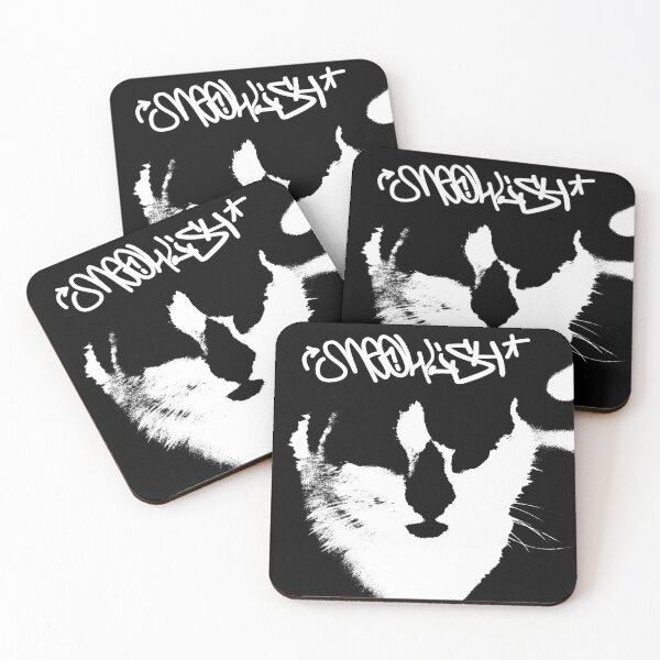 Item preview, Meowish - Bobette / Logo Black n White Edition (Half Evil Version) designed and sold by Brazz Official.