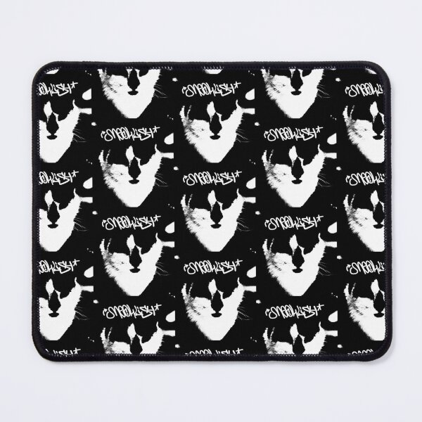 Item preview, Meowish - Bobette / Logo Black n White Edition (Half Evil Version) designed and sold by Brazz Official.