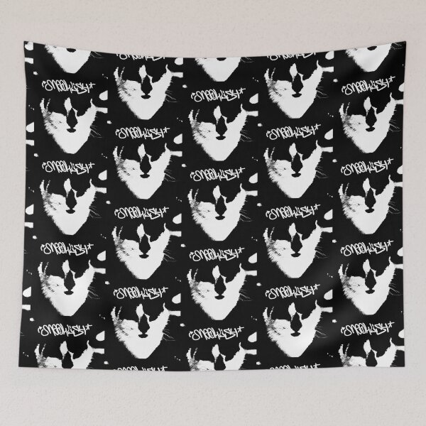 Item preview, Meowish - Bobette / Logo Black n White Edition (Half Evil Version) designed and sold by Brazz Official.