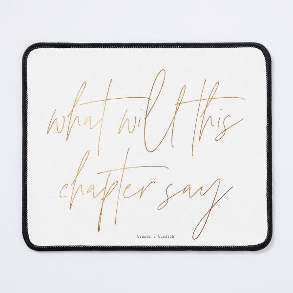 Item preview, what will this chapter say ... designed and sold by Brandi Burdick.