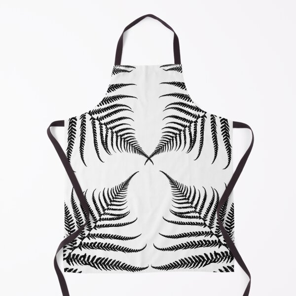 Item preview, Black and White Plant Artwork, Fern Leaves Pattern designed and sold by badlydrawnbabe.