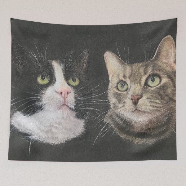 Item preview, Two cat friends | friendship designed and sold by NathBros.