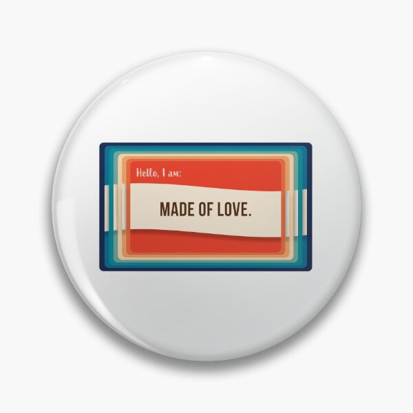 Item preview, Hello, I am - Nametags of Affirmation - Made of Love designed and sold by Boundliss.