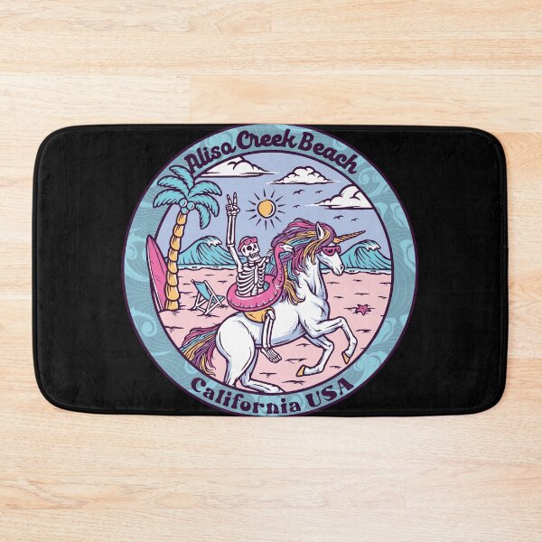Item preview, Aliso Creek Beach Skeleton Unicorn designed and sold by LanikaiBeach.