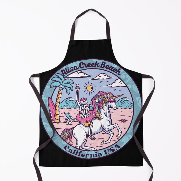 Item preview, Aliso Creek Beach Skeleton Unicorn designed and sold by LanikaiBeach.