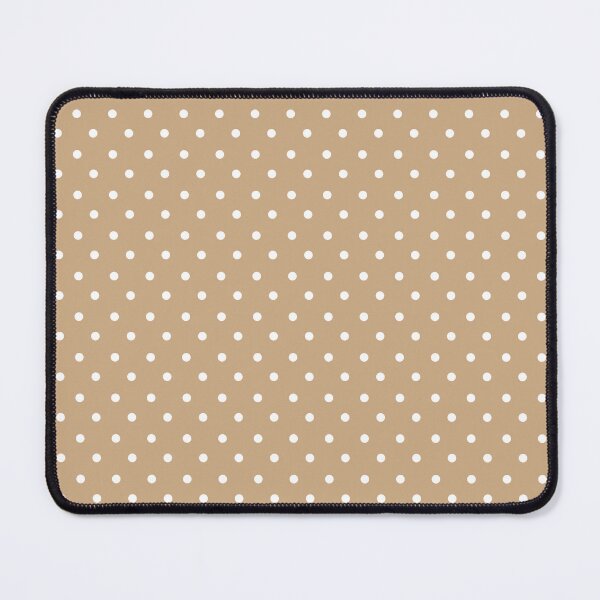 Item preview, Tiny White Polka Dots On Butternut Brown Background designed and sold by burbankdesigns.