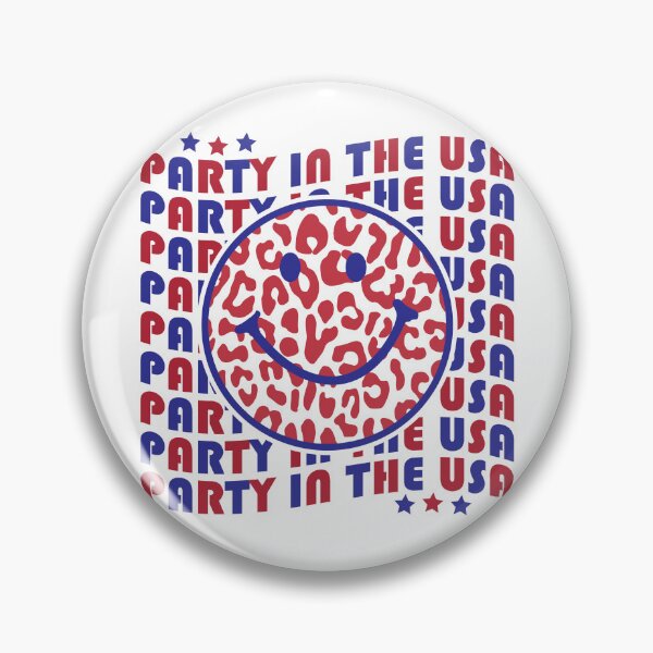 Artikelvorschau, Party In The USA Smiley Face Happy Face 4th Of July Gear entworfen und verkauft von DynamicDesign.