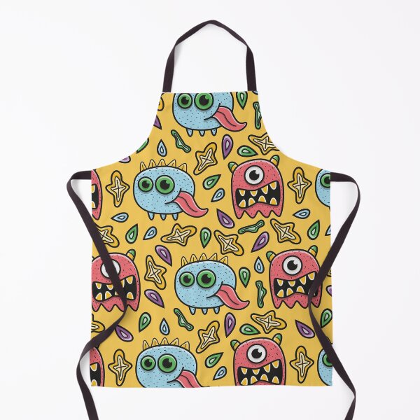 Item preview, doodle monter cartoon kawaii pattern designed and sold by AdelDa19.