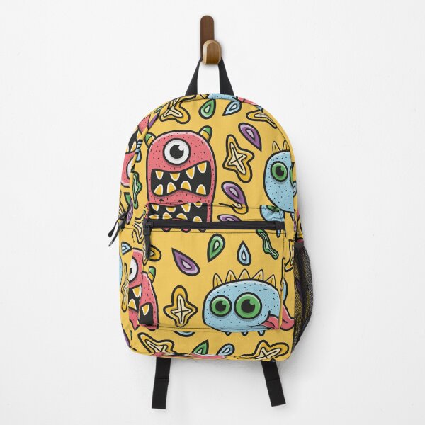 Item preview, doodle monter cartoon kawaii pattern designed and sold by AdelDa19.