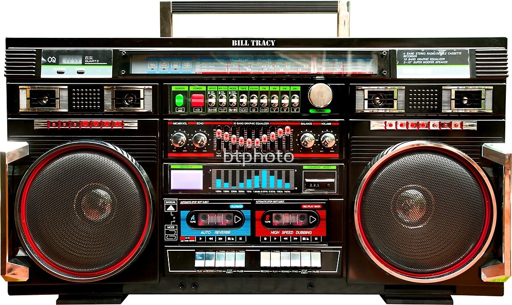  Huge Boombox Ghetto Blaster by btphoto Redbubble