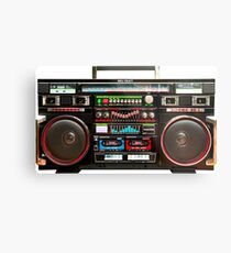 Riesiger Boombox Ghetto Blaster Metalldruck