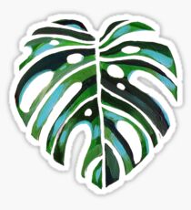 Swiss Cheese Monstera Tropical Foliage Plant Sticker