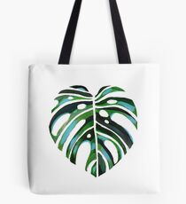 Swiss Cheese Monstera Tropical Foliage Plant Tote Bag