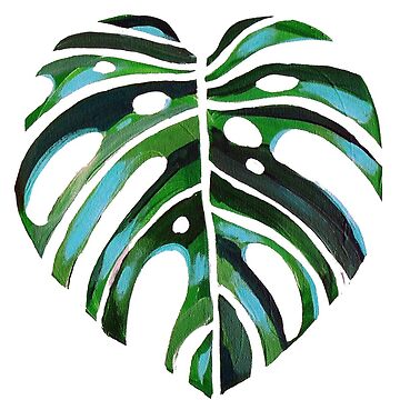 Artwork thumbnail, Swiss Cheese Monstera Tropical Foliage Plant by Michael Maltese
